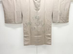 椿模様ロング絵羽道行コート